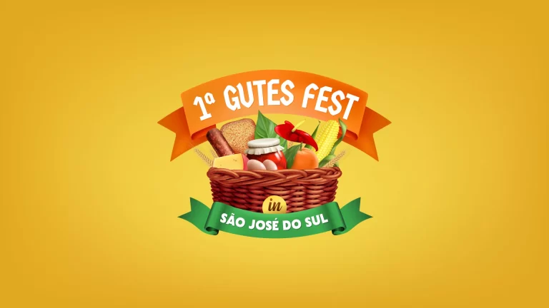 Design de logotipo da 1ª Gutes Fest in São José do Sul